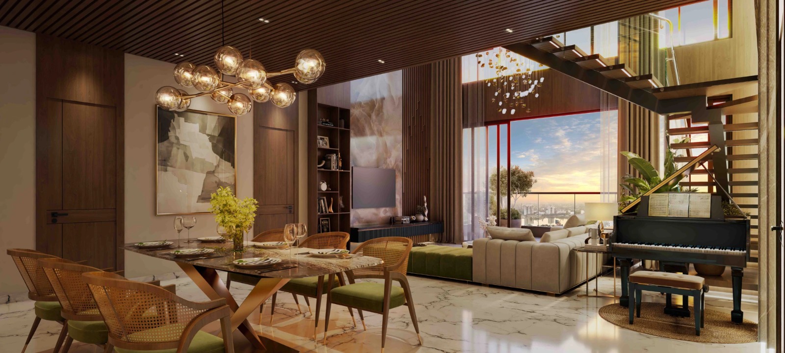 Inside a 4.5 BHK at Srijan Palladina: Where Grandeur Meets Functionality